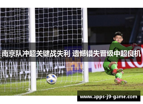 南京队冲超关键战失利 遗憾错失晋级中超良机